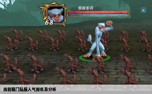 当前蜀门私服人气排名及分析