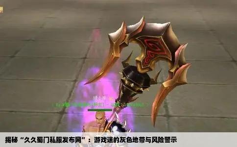 揭秘“久久蜀门私服发布网”：游戏迷的灰色地带与风险警示